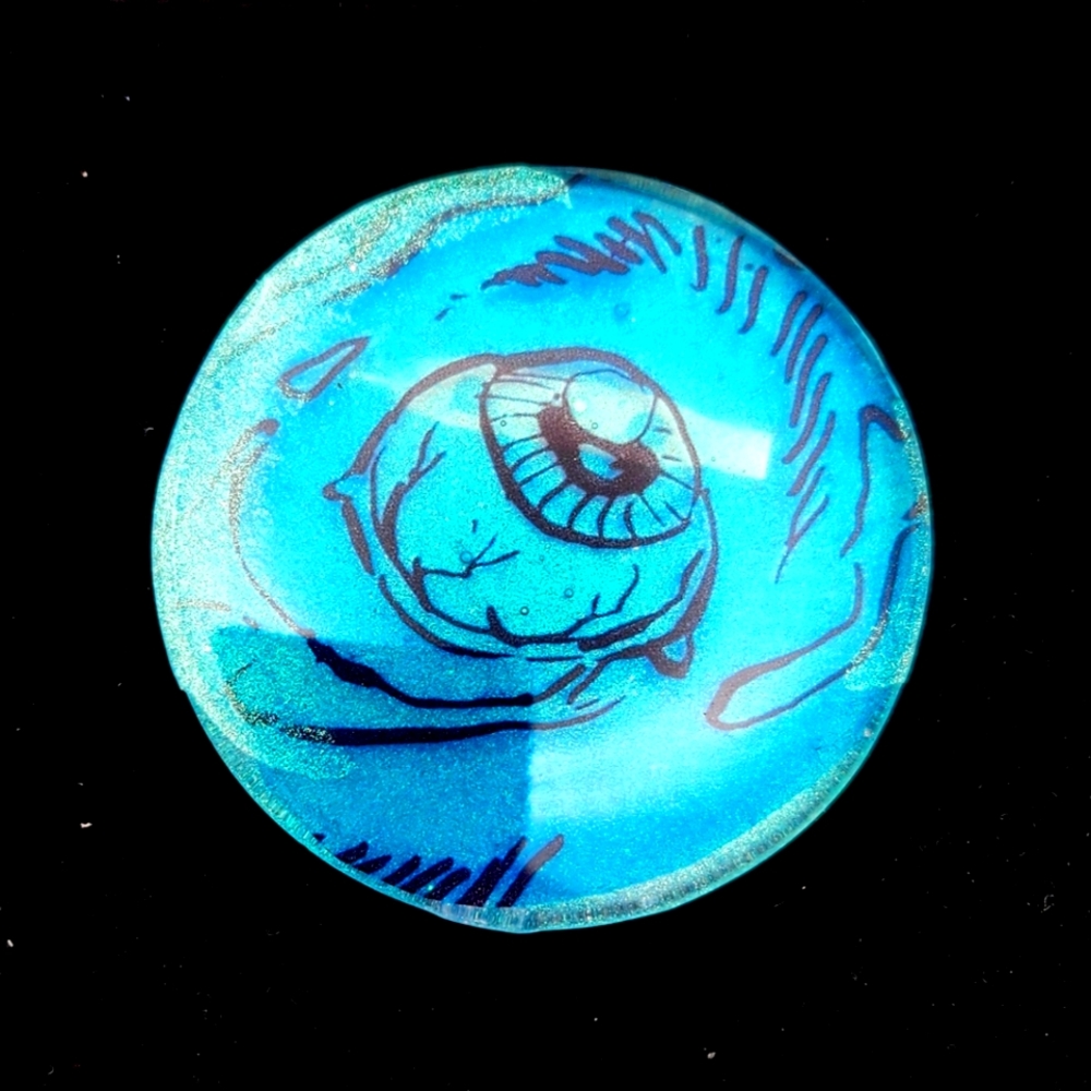 "Waterworks" OOAK Pin/Brooch By Raven Molisee